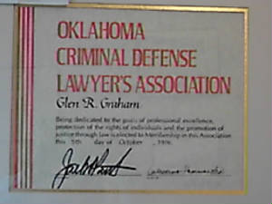 Glen R. Graham’s Legal Certification Glen R. Graham’s Legal Certification